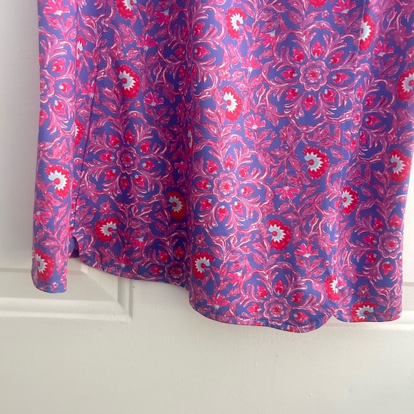 Vineyard Vines • NWT Ruffle Performance Sleeveless Purple/Pink Polo Golf Tennis - Picture 9 of 10